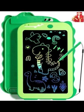 8.5in Dinosaur LCD Writing Tablet for Kids, Colorful Toddlers Toy Drawing Board
